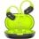 Auriculares Leotec Zenit Sport inalámbricos Bluetooth con cancelación de ruido y micro, IPX5, Open-ear, gris