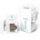 Conector RJ45 Vention IPGW0-5 Keystone Cat6 UTP Blanco Pack 5
