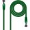 Cable de red Nanocable 10.20.2001-GR Cat.8.1 SSTP RJ45 1 m verde LSZH OFC