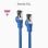 Cable de red Nanocable 10.20.2000-L25-BL Cat8.1 SSTP AWG26 25 cm azul LSZH