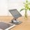 Soporte Tablet TooQ PH-NARVI-G plegable 360° acero carbono hasta 13" gris oscuro