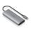 Base para portátil Aisens ASUC-6P029-GR USB-C Dock 6 en 1 aluminio 4K SD MicroSD