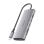Base para portátil Aisens ASUC-6P029-GR USB-C Dock 6 en 1 aluminio 4K SD MicroSD