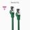 Cable de red Nanocable 10.20.2000-GR Cat.8.1 0,5 m SSTP LSZH verde