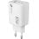 Cargador dispositivos móviles Leotec GaN 65W Ultra Slim 2x USB-C PD 1x USB-A Blanco