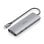 Dock USB-C Aisens ASUC-8P033-GR 8 en 1, HDMI 4K, RJ45, USB-A, USB-C PD 100W, Aluminio