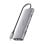 Dock USB-C Aisens ASUC-8P033-GR 8 en 1, HDMI 4K, RJ45, USB-A, USB-C PD 100W, Aluminio