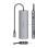 Dock USB-C Aisens ASUC-8P033-GR 8 en 1, HDMI 4K, RJ45, USB-A, USB-C PD 100W, Aluminio