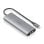 Dock USB-C Aisens ASUC-7P032-GR 7 en 1 HDMI 4K RJ45 USB-A y C Lector SD Gris