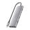 Dock USB-C Aisens ASUC-7P032-GR 7 en 1 HDMI 4K RJ45 USB-A y C Lector SD Gris