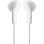 Auriculares NGS Cross Flip con cable Jack 3,5 mm, micrófono y control de volumen, blancos