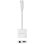 Adaptador Nanocable 10.24.1206 USB-C Jack 3.5mm PD 60W 11.5cm Branco
