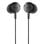 Auriculares NGS Cross Drift Black con cable Jack 3,5 mm, micrófono y control de volumen, in-ear, negros