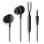 Auriculares NGS Cross Drift Black con cable Jack 3,5 mm, micrófono y control de volumen, in-ear, negros