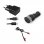 Owlotech Cargador Lightning + Cable Conversor USB/Micro USB/Lightning + Unotec Cargador de Coche 2X USB en PcComponentes
