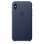 Apple Funda Piel Azul Noche para iPhone XS en PcComponentes
