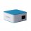 CoolBox RubberTouch Cargador de Pared USB RT-5 Blanco/Azul en PcComponentes