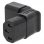 Adaptador para Cabo de Alimentação IEC-320-C14 a IEC-320-C13 Angulado 90º en PcComponentes