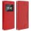 Clappio Funda Cartera con Ventana Roja para Smartphone 6.2" en PcComponentes
