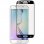 Avizar Protector Cristal Templado Curvo Bordes Negros para Samsung Galaxy S6 Edge