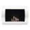 Purline INOX-CLASIC W Biochimenea Mural 1.5kW Blanco