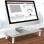 Duronic DM052-1 Elevador para Monitor/Portátil 56x24 cm Máx 20Kg
