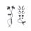DCU Sport Auriculares Bluetooth Negros