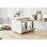 Swan Nordic Set Desayuno Microondas 20L + Hervidor de Agua + Tostadora 4 Rebanadas Blanco