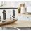 Swan Nordic Set Desayuno Microondas 20L + Hervidor de Agua + Tostadora 4 Rebanadas Blanco