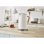 Swan Nordic Set Desayuno Microondas 20L + Hervidor de Agua + Tostadora 4 Rebanadas Blanco