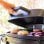 Barbecue Cecotec PerfectCountry 2000 EasyMove 2000W Aluminiumguss Antihaft Mischplatte Deckel Rollen