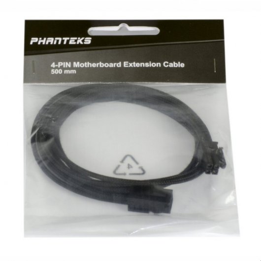 Phanteks CB4P Cable Extensión Negro VGA/Placa Base 4 Pines