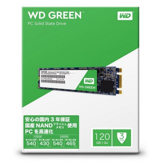 WD Green M.2 SSD 120GB