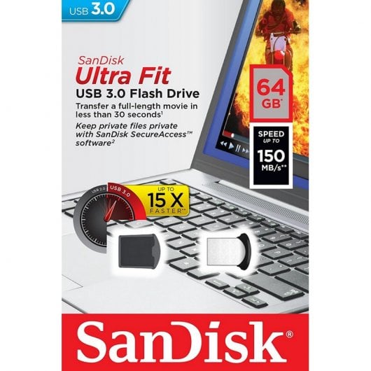 Sandisk Ultra Fit Memoria USB 3.0 64GB