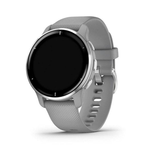 Garmin Venu 2 Plus GPS WiFi Bluetooth NFC 43mm AMOLED Gris Argent Étanche 5ATM SpO2 Pulsomètre