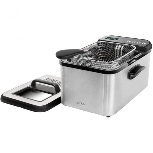 Friteuse traditionnelle Cecotec Cleanfry Luxury 3000 3.2L 2400W Inox 5 programmes