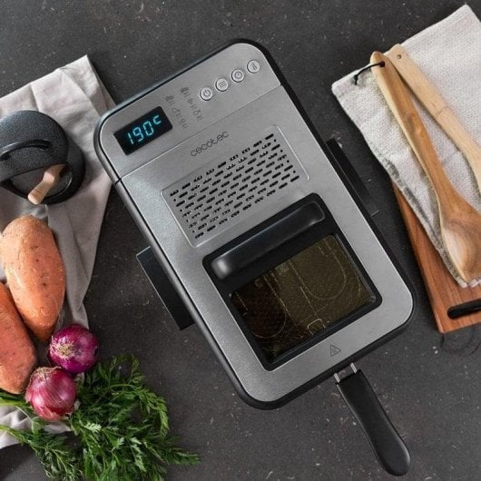 Friteuse traditionnelle Cecotec Cleanfry Luxury 3000 3.2L 2400W Inox 5 programmes