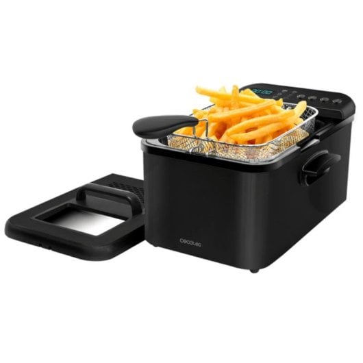 Freidora traditionell Cecotec Cleanfry Luxury 4000 Black 4,2L 3270W Edelstahl 5 Programme
