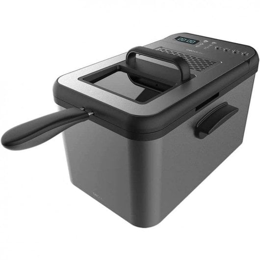 Freidora traditionell Cecotec Cleanfry Luxury 4000 Dark 4.2L 3270W Edelstahl Filter