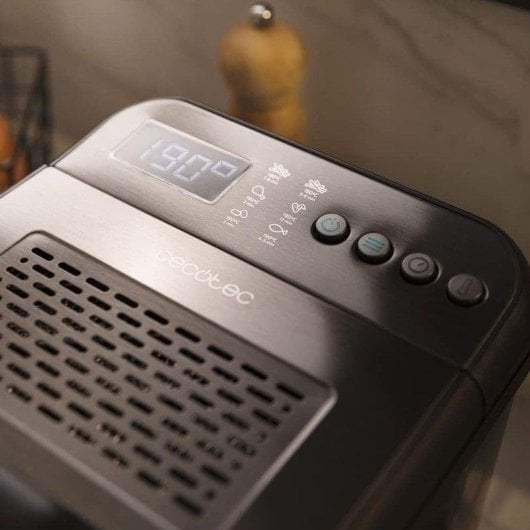 Freidora traditionell Cecotec Cleanfry Luxury 4000 Dark 4.2L 3270W Edelstahl Filter