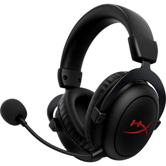 Auriculares HyperX Cloud Core Wireless Inalámbricos USB para Gaming com Cancelamento de Ruído Pretos