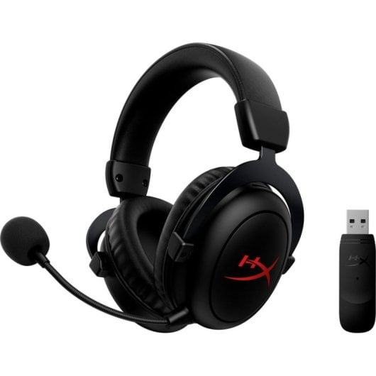 Auriculares HyperX Cloud Core Wireless Inalámbricos USB para Gaming com Cancelamento de Ruído Pretos