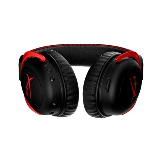 Auricolari HyperX Cloud II Wireless con cancellazione rumore, Gaming 2.4GHz Nero/Rosso