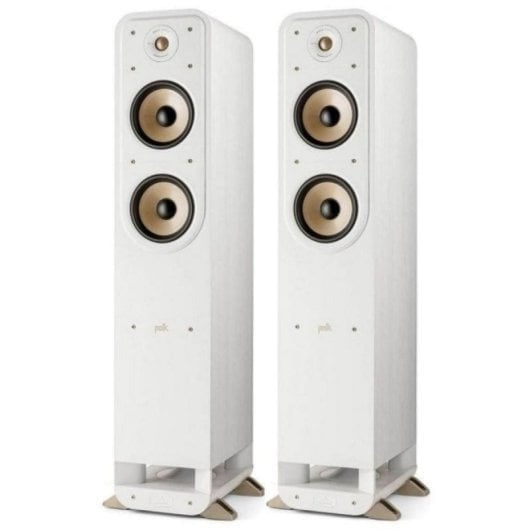 Haut-parleurs Polk Colonne Câblés 150W blancs Hi-Fi avec Bass Reflex Power Port