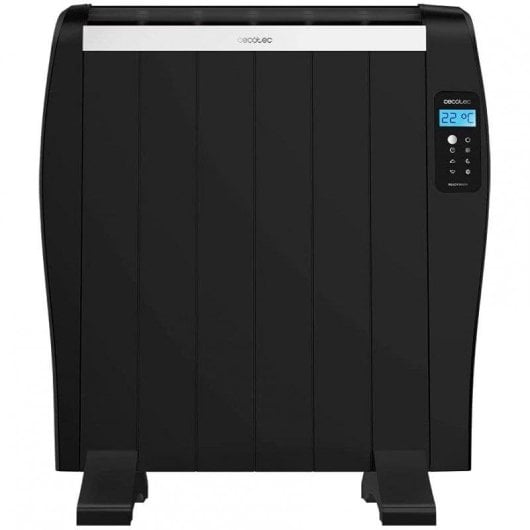 Radiatore elettrico Cecotec ReadyWarm 1200 Thermal Black 900W compatto comando remoto LCD timer