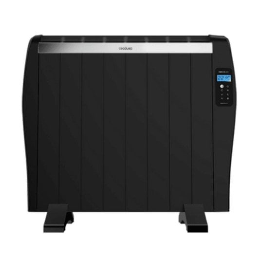 Radiateur électrique Cecotec ReadyWarm 1800 Thermal Black 1200W 8 éléments contrôle à distance écran LCD