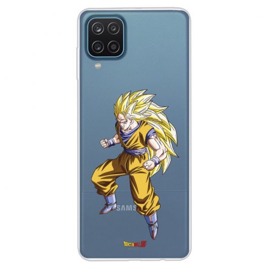 Funda Para Samsung Galaxy M12 Oficial De Dragon Ball Goku Super Saiyan