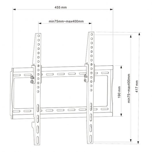 PcCom Essential Soporte Televisión de 23 a 65 VESA 200x200 400x400 Máx