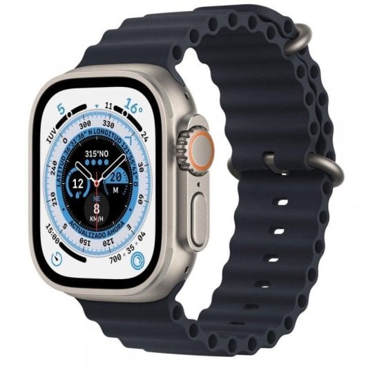 Apple Watch Ultra LTE Titanio con Correa Ocean Band Midnight