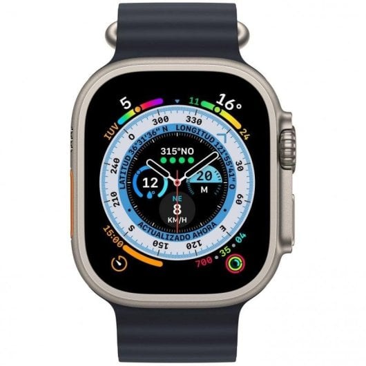 Apple Watch Ultra LTE Titanio con Correa Ocean Band Midnight